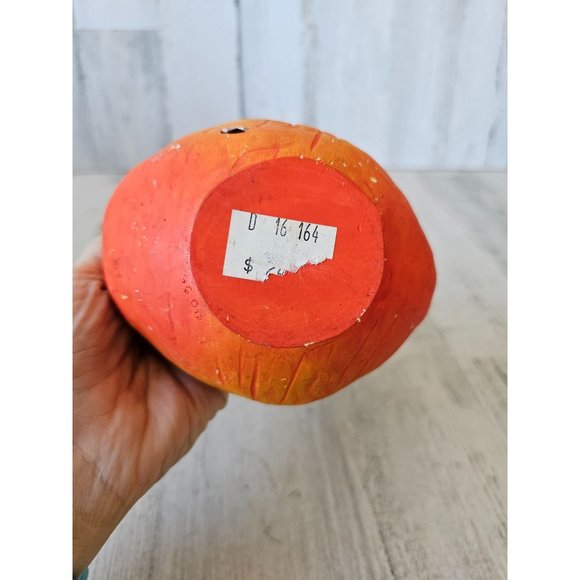 Vintage dept 56 carrot basket Easter decor as is spring bunny - Picture 9 of 9